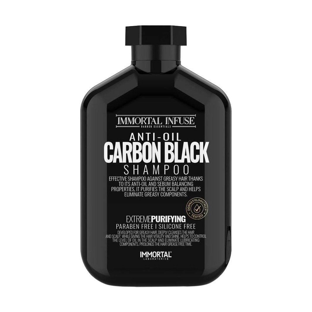 Чоловічий шампунь Immortal NYC Infuse Anti-Oil Carbon Black Shampoo для жирного волосся, 500 мл
